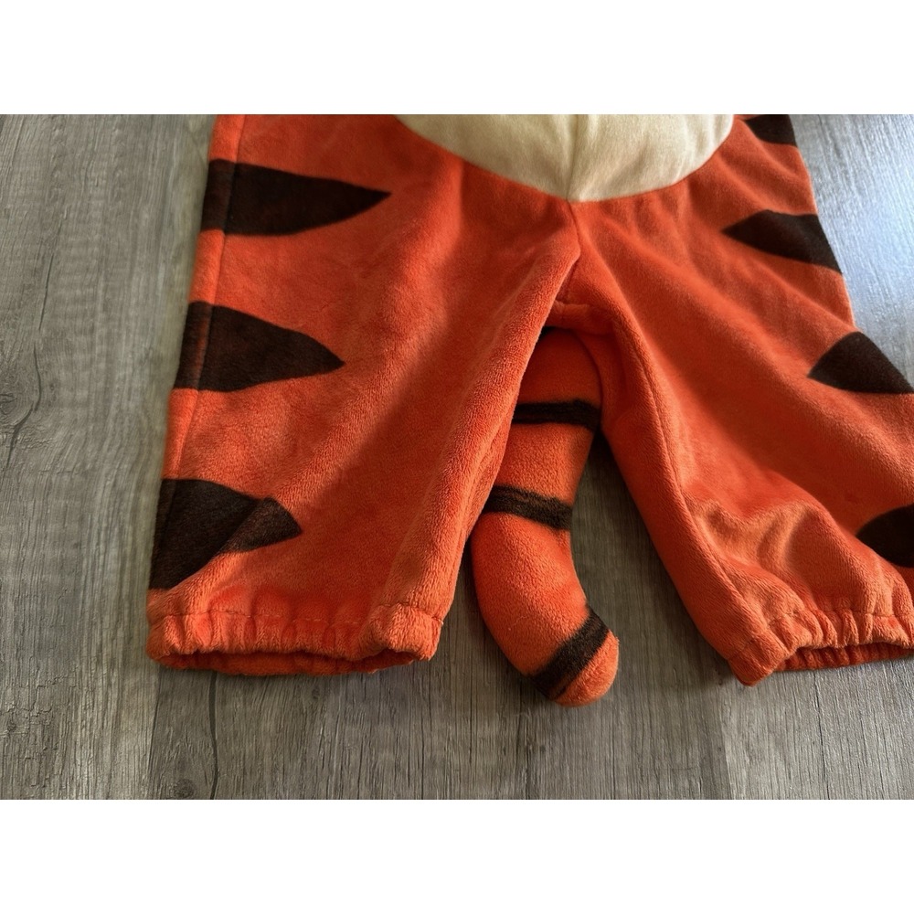 Disney Baby Tigger Costume 6-9 Months Hooded Fleece One Piece Halloween - Picture 5 of 10